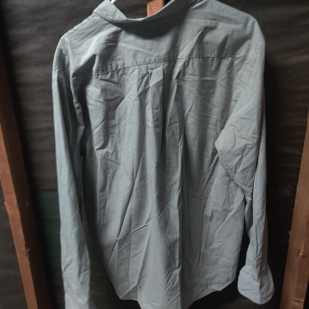 Gray shirt-slim Fit